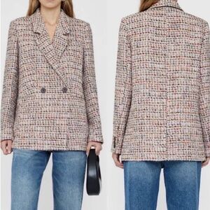 Anine Bing Diana Tweed Blazer